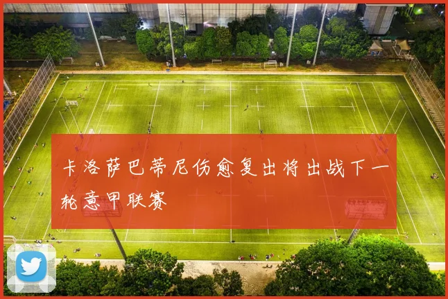 卡洛萨巴蒂尼伤愈复出将出战下一轮意甲联赛