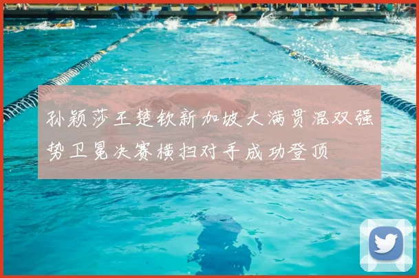 孙颖莎王楚钦新加坡大满贯混双强势卫冕决赛横扫对手成功登顶