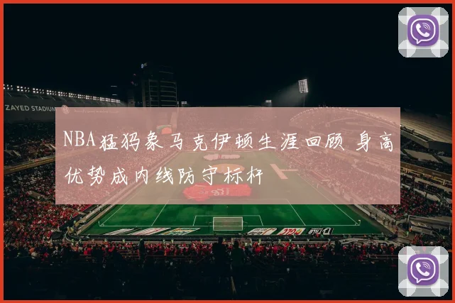 NBA猛犸象马克伊顿生涯回顾 身高优势成内线防守标杆